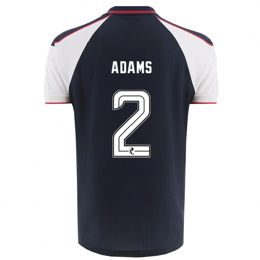 Danxen Kinder Keelan Adams #2 Marine Weiß Heimtrikot Trikot 2025/26 T-Shirt Österreich