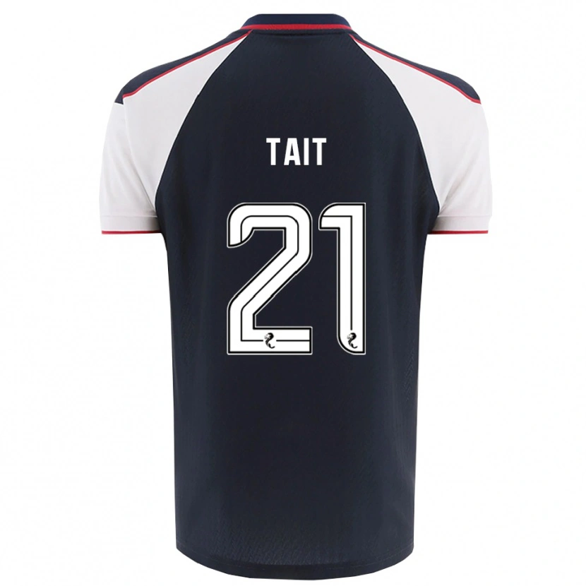 Danxen Kinder Dylan Tait #21 Marine Weiß Heimtrikot Trikot 2025/26 T-Shirt Österreich