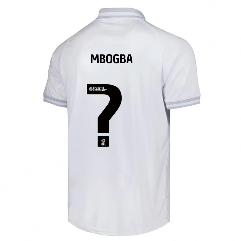 Danxen Kinder Malachi Mbogba #0 Weiß Grau Schwarz Auswärtstrikot Trikot 2025/26 T-Shirt Österreich