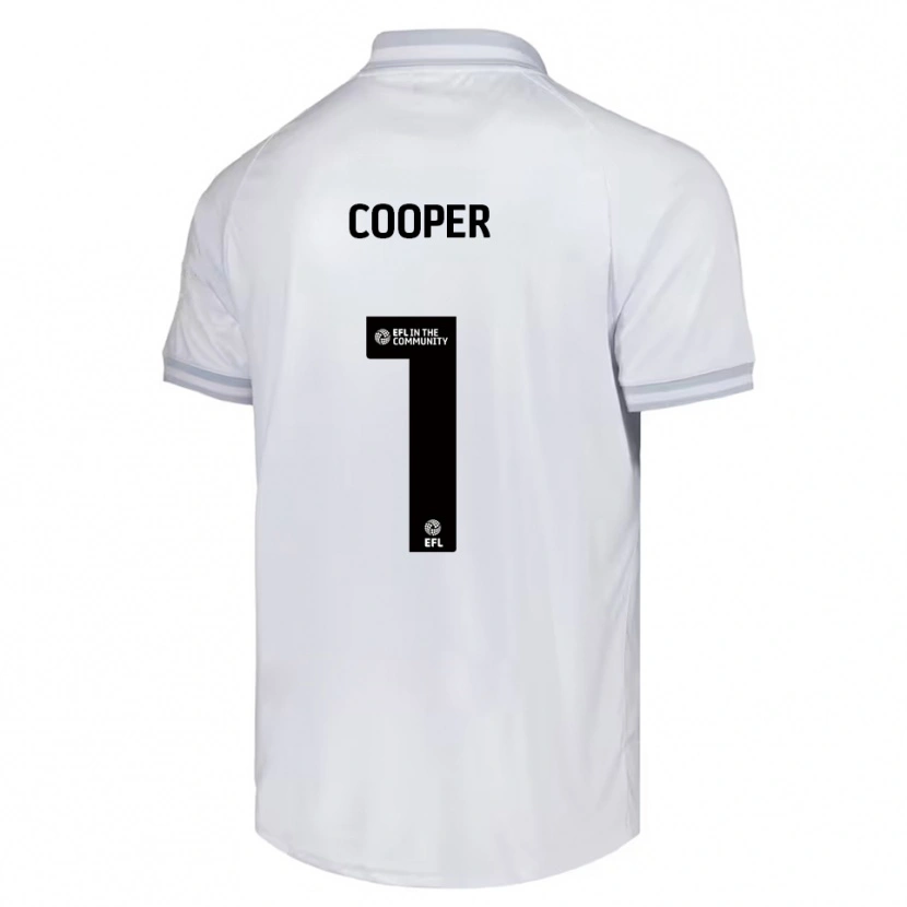 Danxen Kinder Murphy Cooper #1 Weiß Grau Schwarz Auswärtstrikot Trikot 2025/26 T-Shirt Österreich