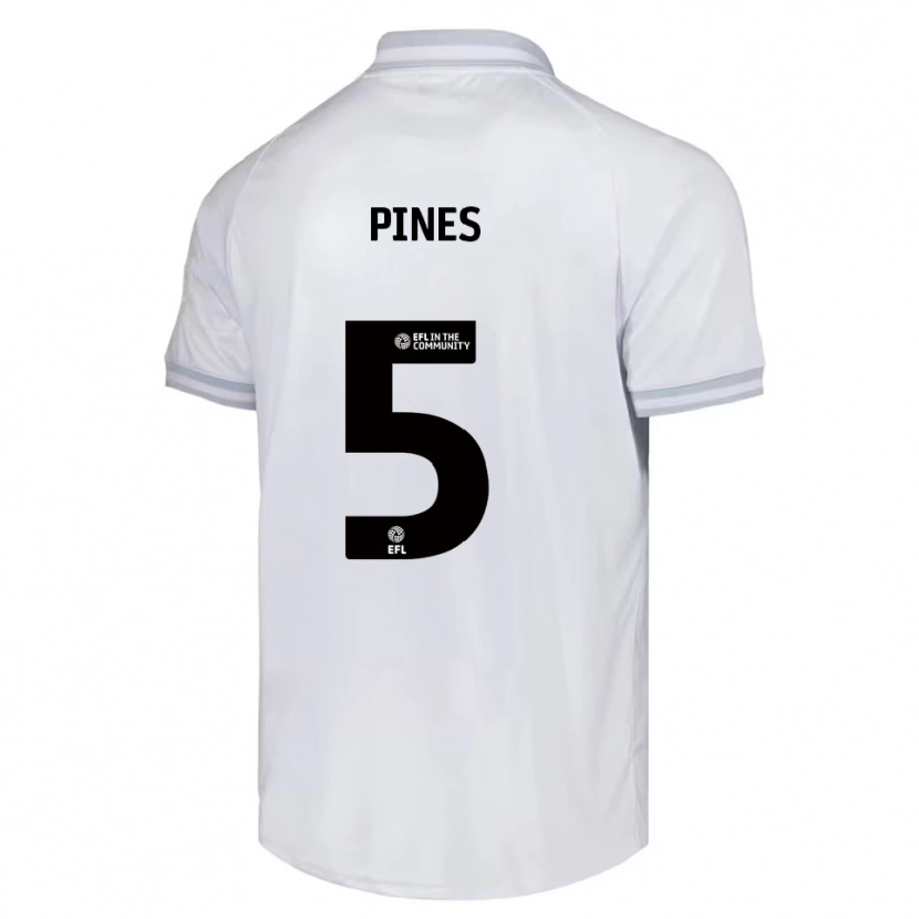 Danxen Kinder Donovan Pines #5 Weiß Grau Schwarz Auswärtstrikot Trikot 2025/26 T-Shirt Österreich
