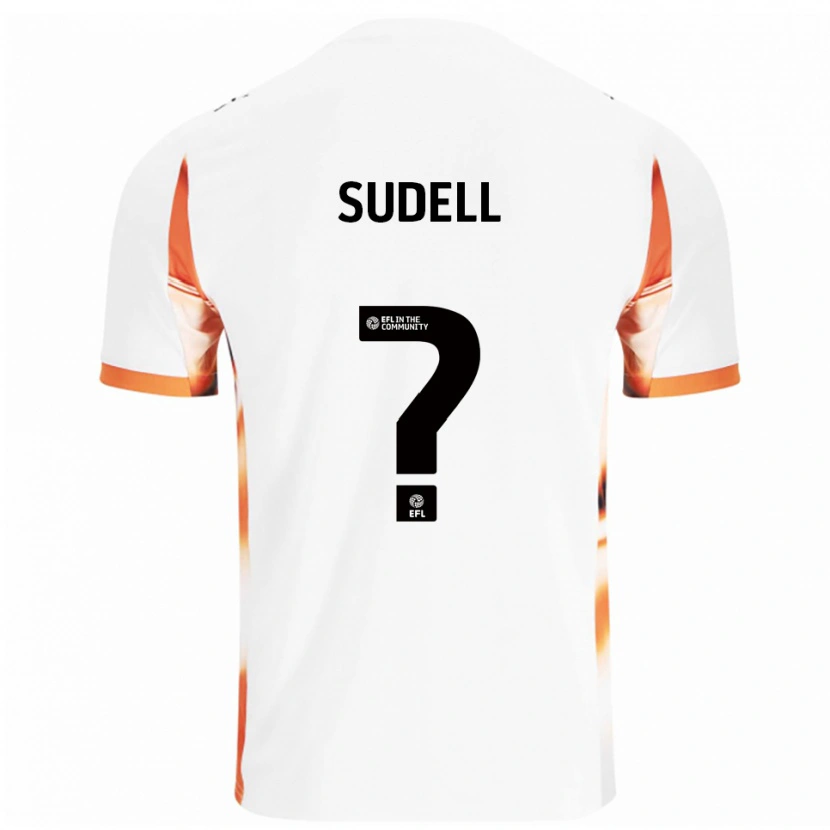 Danxen Kinder Olivia Sudell #0 Weiß Orange Schwarz Auswärtstrikot Trikot 2025/26 T-Shirt Österreich