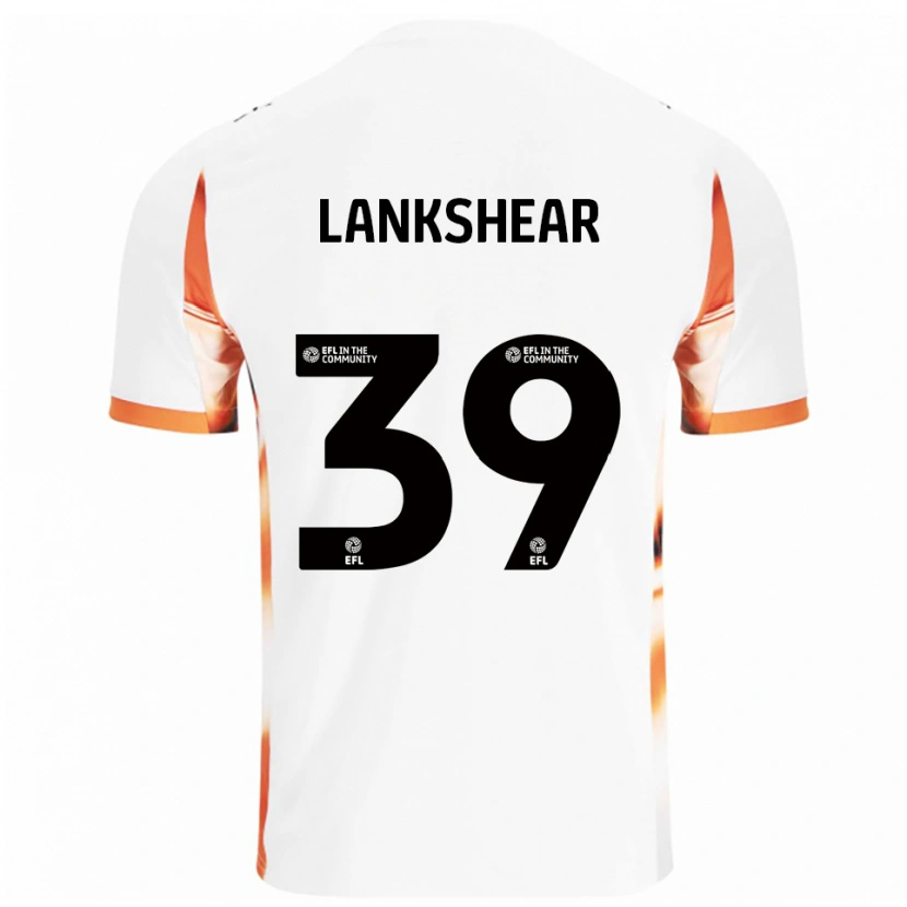 Danxen Kinder Alex Lankshear #39 Weiß Orange Schwarz Auswärtstrikot Trikot 2025/26 T-Shirt Österreich