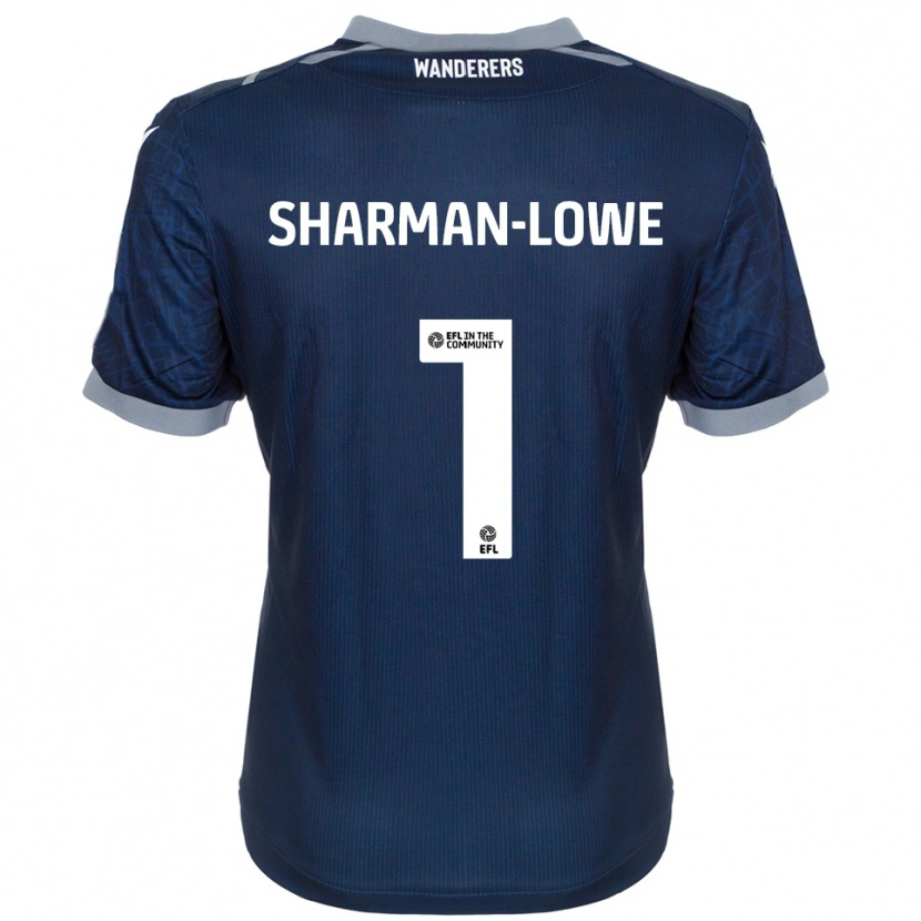 Danxen Kinder Teddy Sharman-Lowe #1 Marine Grau Auswärtstrikot Trikot 2025/26 T-Shirt Österreich