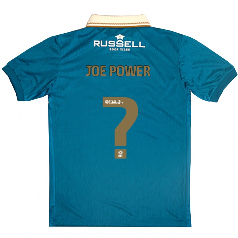 Danxen Kinder John Joe Power #0 Himmelblau Weiß Auswärtstrikot Trikot 2025/26 T-Shirt Österreich