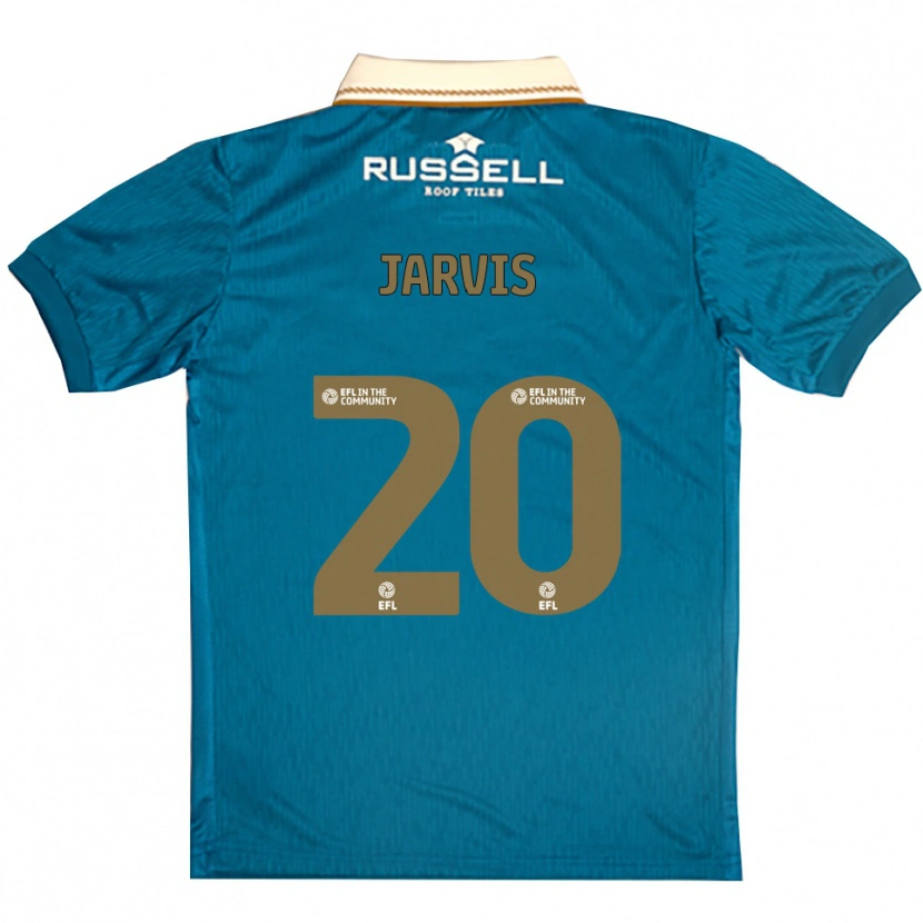 Danxen Kinder Charlotte Jarvis #20 Himmelblau Weiß Auswärtstrikot Trikot 2025/26 T-Shirt Österreich