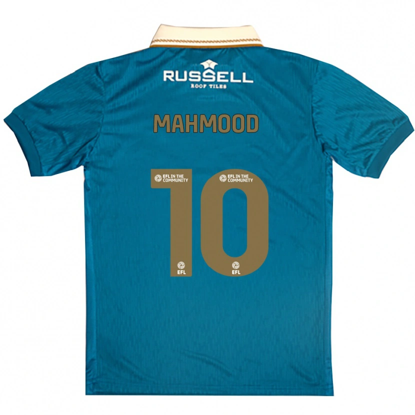 Danxen Kinder Hajrah Mahmood #10 Himmelblau Weiß Auswärtstrikot Trikot 2025/26 T-Shirt Österreich