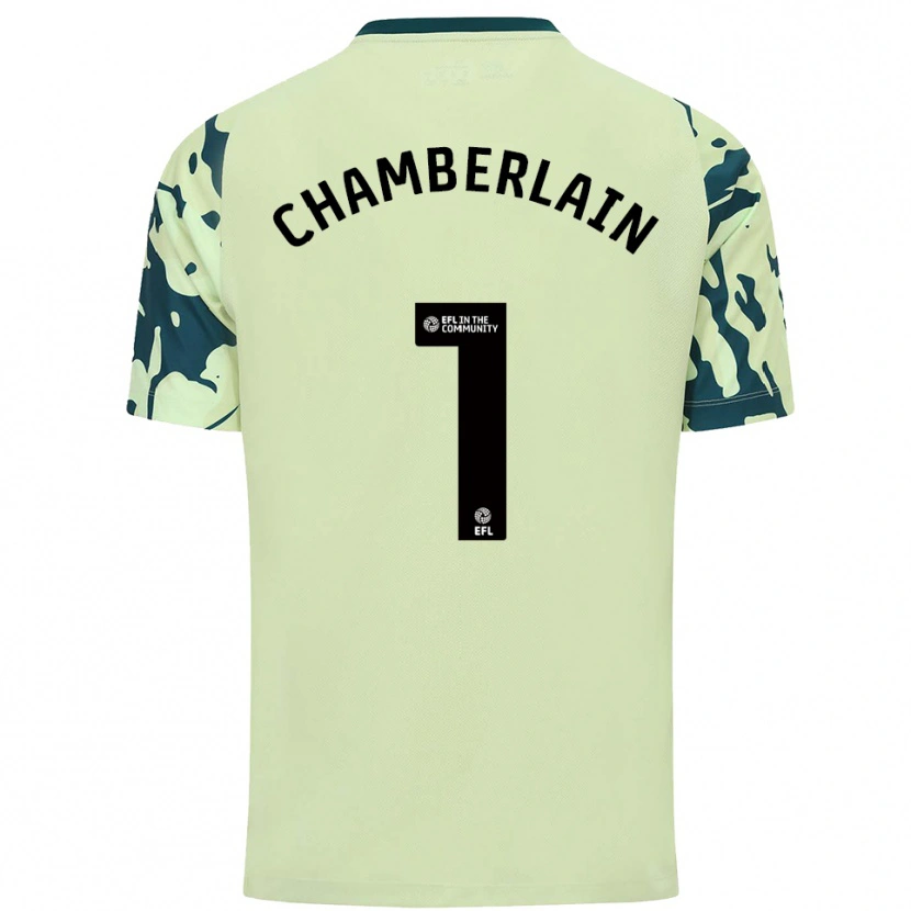 Danxen Kinder Ceryn Chamberlain #1 Dunkelgrün Auswärtstrikot Trikot 2025/26 T-Shirt Österreich