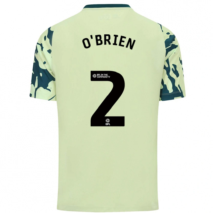 Danxen Kinder Charlie O'brien #2 Dunkelgrün Auswärtstrikot Trikot 2025/26 T-Shirt Österreich