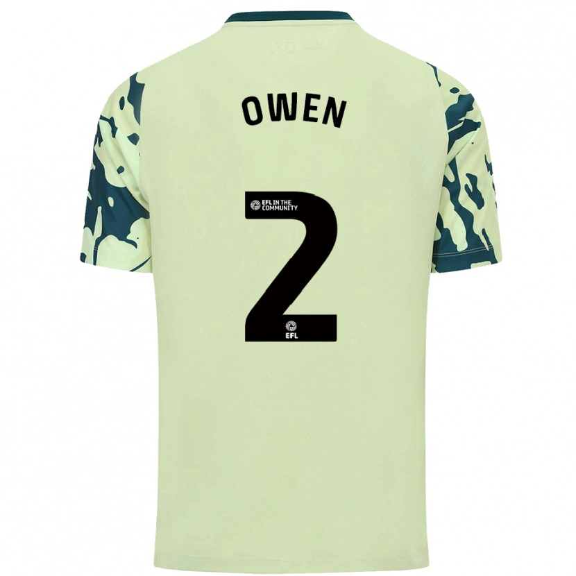 Danxen Kinder Lisa Owen #2 Dunkelgrün Auswärtstrikot Trikot 2025/26 T-Shirt Österreich