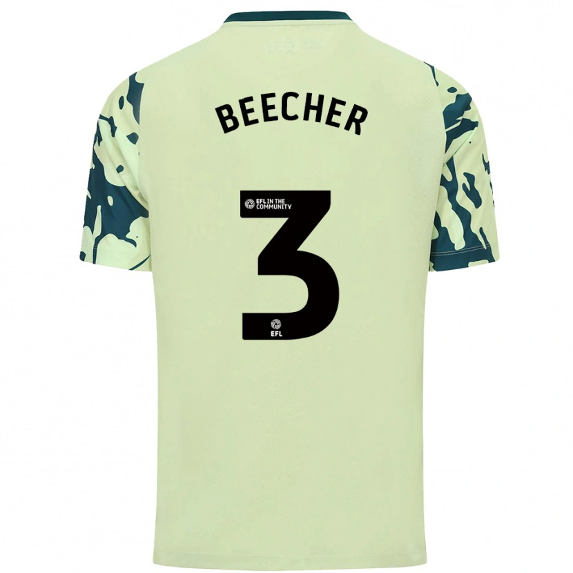 Danxen Kinder Josh Beecher #3 Dunkelgrün Auswärtstrikot Trikot 2025/26 T-Shirt Österreich