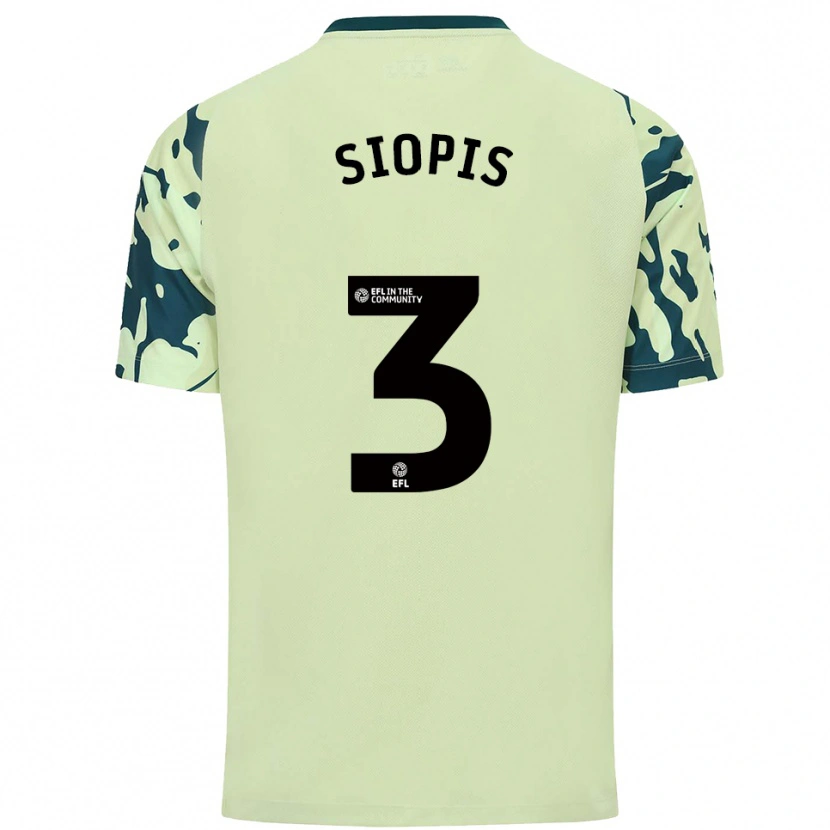 Danxen Kinder Manolis Siopis #3 Dunkelgrün Auswärtstrikot Trikot 2025/26 T-Shirt Österreich