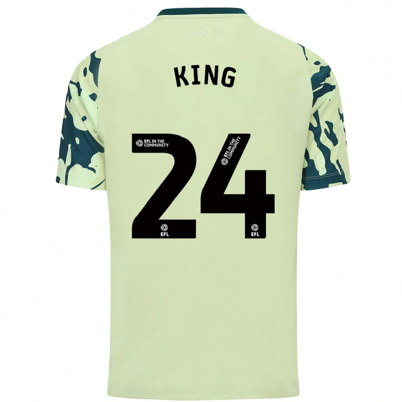 Danxen Kinder Eli King #24 Dunkelgrün Auswärtstrikot Trikot 2025/26 T-Shirt Österreich