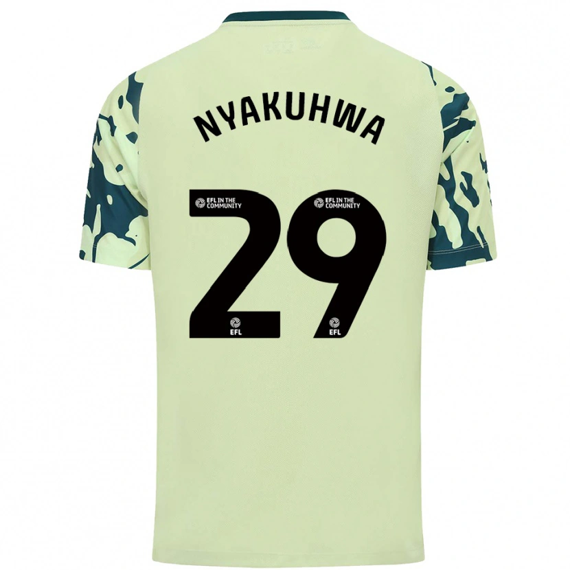 Danxen Kinder Tanatswa Nyakuhwa #29 Dunkelgrün Auswärtstrikot Trikot 2025/26 T-Shirt Österreich