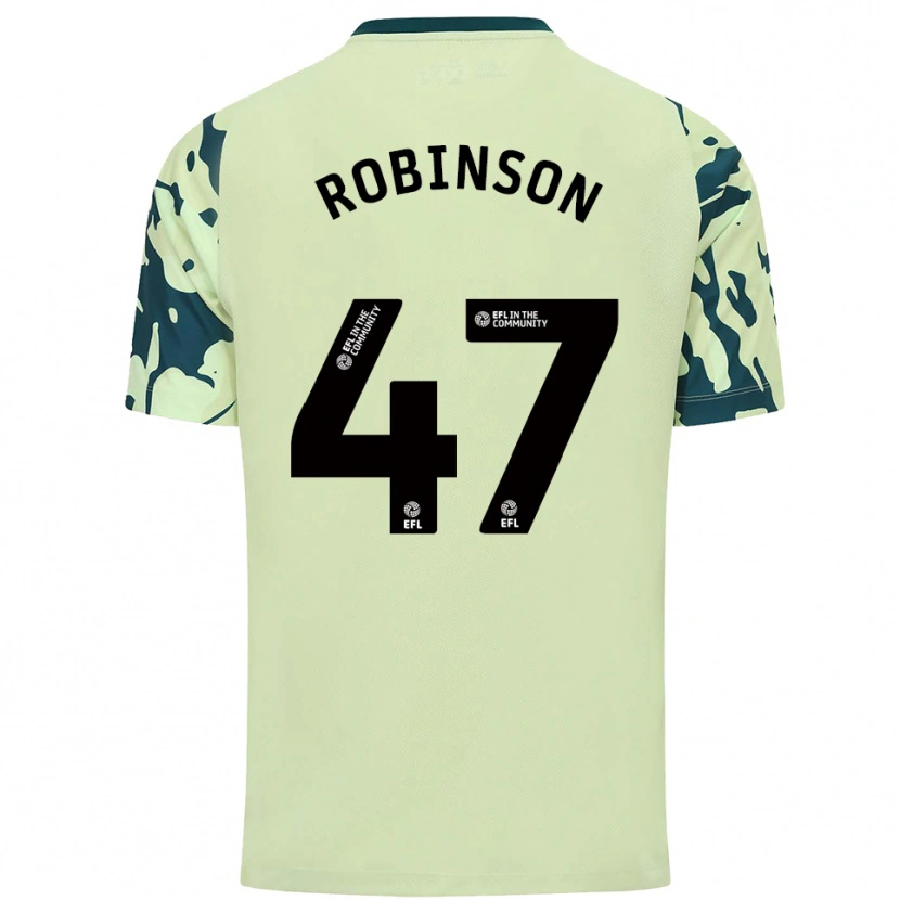 Danxen Kinder Callum Robinson #47 Dunkelgrün Auswärtstrikot Trikot 2025/26 T-Shirt Österreich
