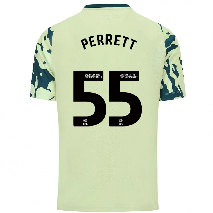 Danxen Kinder Troy Perrett #55 Dunkelgrün Auswärtstrikot Trikot 2025/26 T-Shirt Österreich
