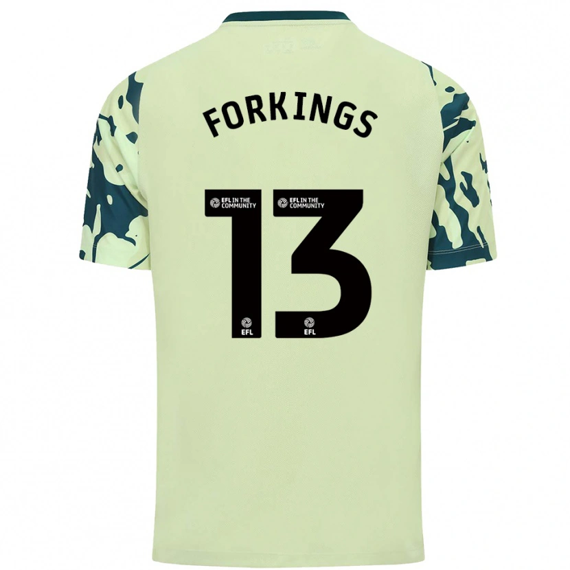 Danxen Kinder Amelia Forkings #13 Dunkelgrün Auswärtstrikot Trikot 2025/26 T-Shirt Österreich
