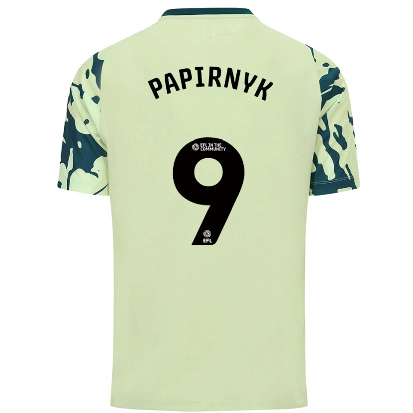 Danxen Kinder Leo Papirnyk #9 Dunkelgrün Auswärtstrikot Trikot 2025/26 T-Shirt Österreich
