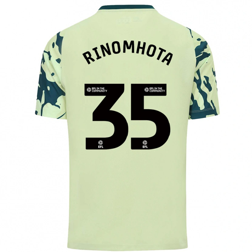 Danxen Kinder Andy Rinomhota #35 Dunkelgrün Auswärtstrikot Trikot 2025/26 T-Shirt Österreich