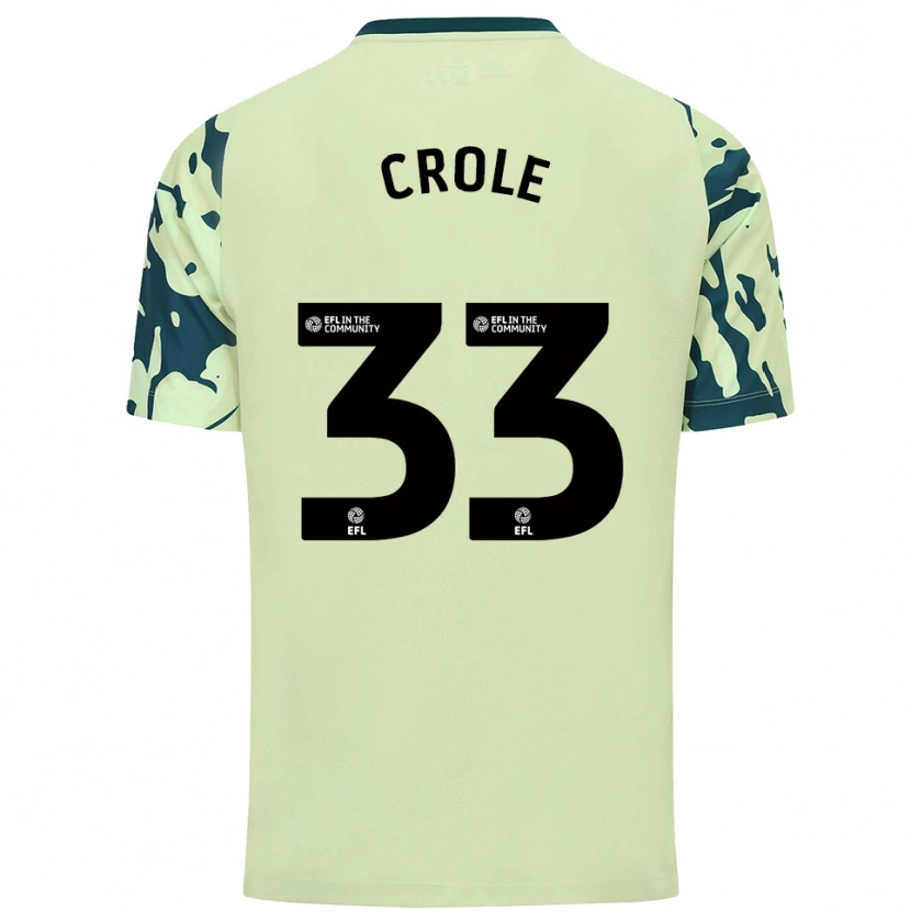 Danxen Kinder James Crole #33 Dunkelgrün Auswärtstrikot Trikot 2025/26 T-Shirt Österreich