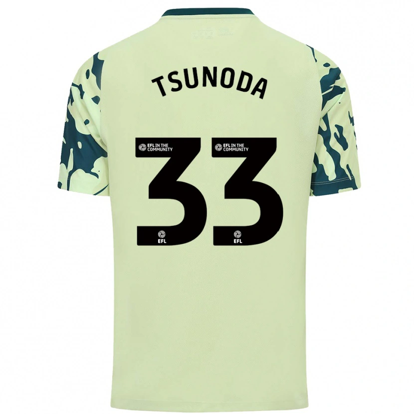 Danxen Kinder Ryotaro Tsunoda #33 Dunkelgrün Auswärtstrikot Trikot 2025/26 T-Shirt Österreich