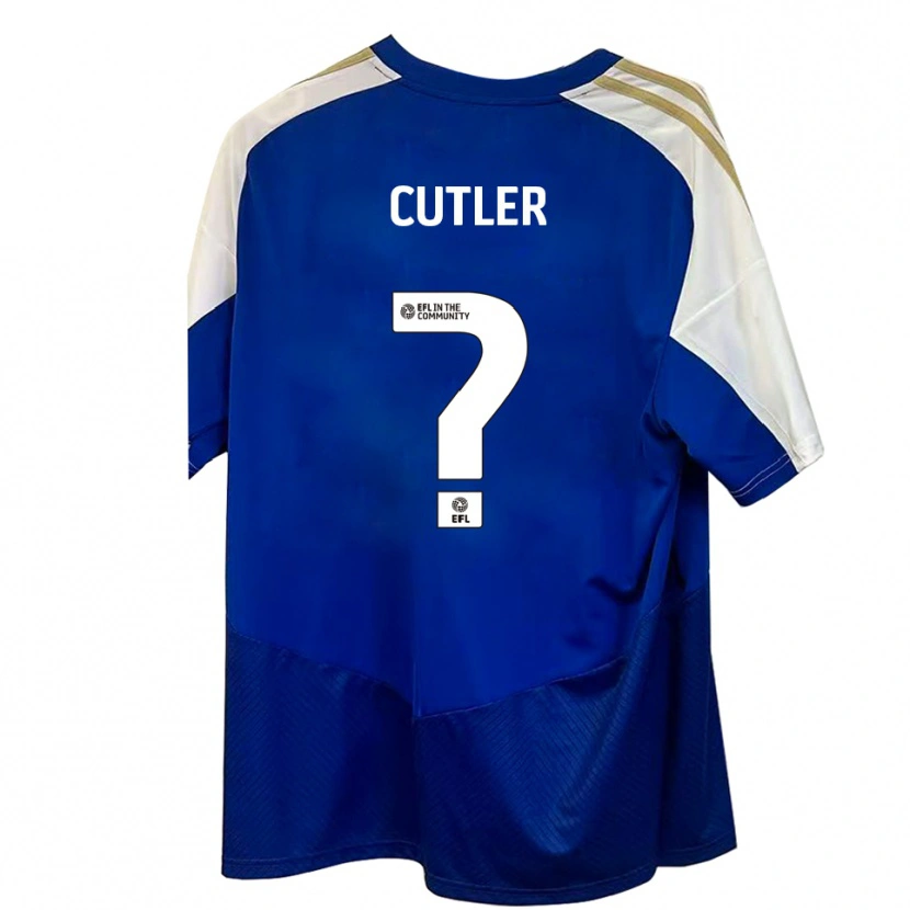 Danxen Kinder Theo Cutler #0 Blau Weiß Gold Auswärtstrikot Trikot 2025/26 T-Shirt Österreich