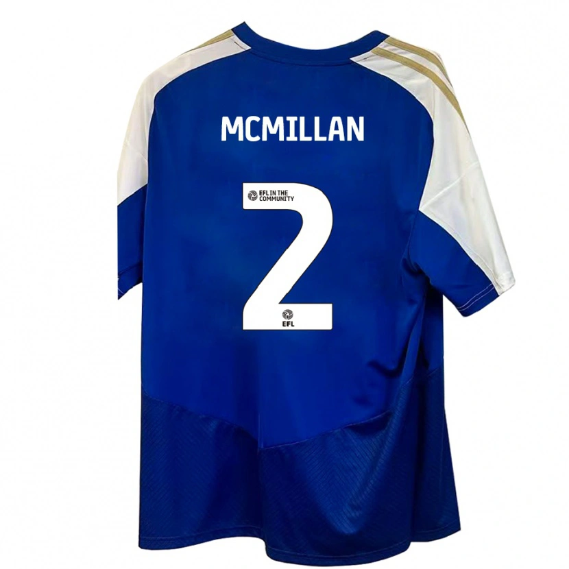 Danxen Kinder Jack Mcmillan #2 Blau Weiß Gold Auswärtstrikot Trikot 2025/26 T-Shirt Österreich