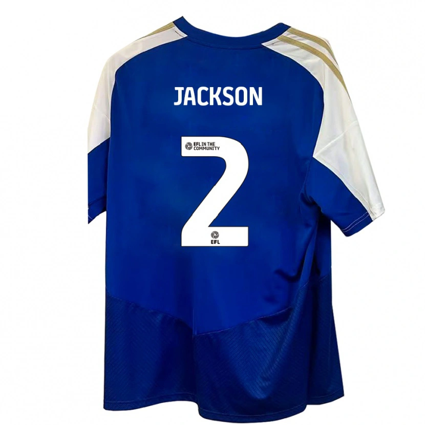 Danxen Kinder Bow Jackson #2 Blau Weiß Gold Auswärtstrikot Trikot 2025/26 T-Shirt Österreich