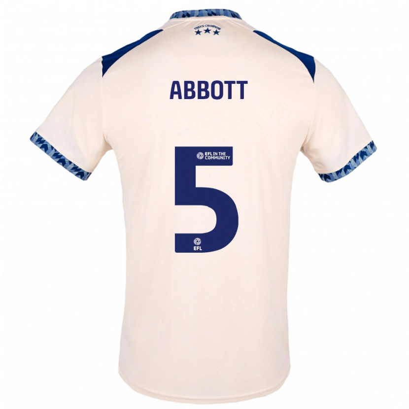 Danxen Kinder Vicky Abbott #5 Creme Marine Auswärtstrikot Trikot 2025/26 T-Shirt Österreich