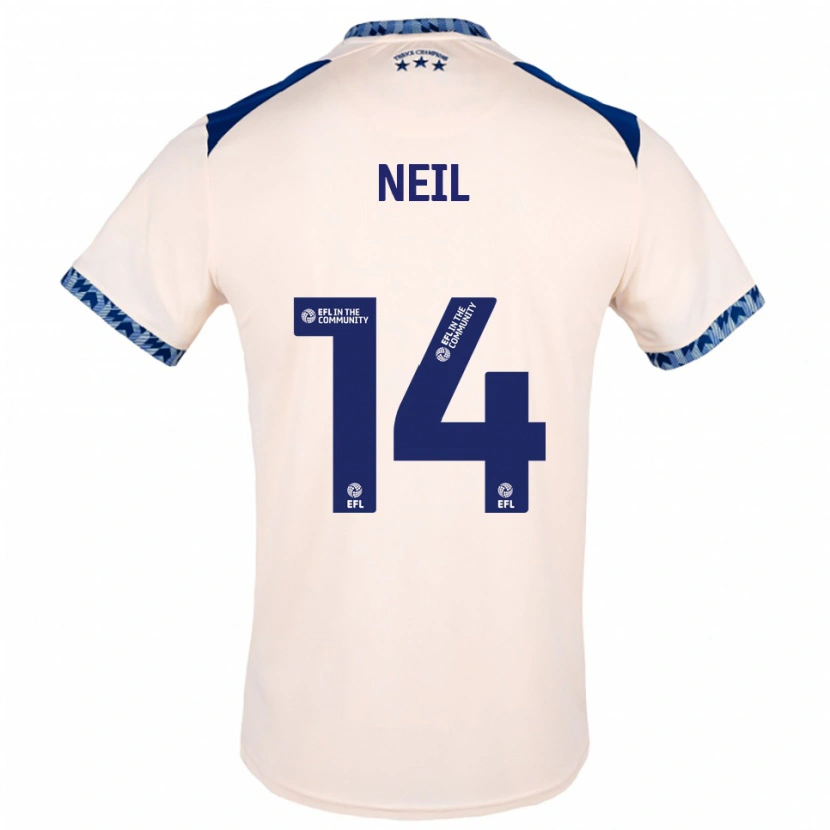 Danxen Kinder Marlie Neil #14 Creme Marine Auswärtstrikot Trikot 2025/26 T-Shirt Österreich