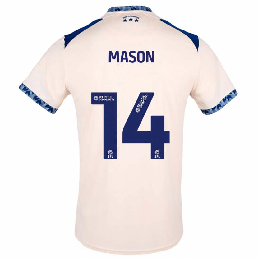 Danxen Kinder Yasmin Mason #14 Creme Marine Auswärtstrikot Trikot 2025/26 T-Shirt Österreich