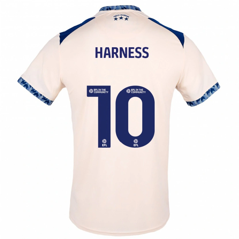 Danxen Kinder Marcus Harness #10 Creme Marine Auswärtstrikot Trikot 2025/26 T-Shirt Österreich