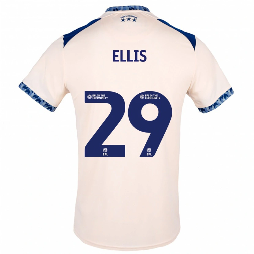 Danxen Kinder Molly Ellis #29 Creme Marine Auswärtstrikot Trikot 2025/26 T-Shirt Österreich