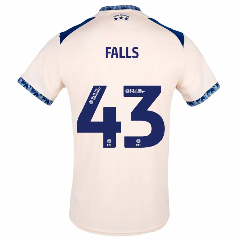 Danxen Kinder Conor Falls #43 Creme Marine Auswärtstrikot Trikot 2025/26 T-Shirt Österreich