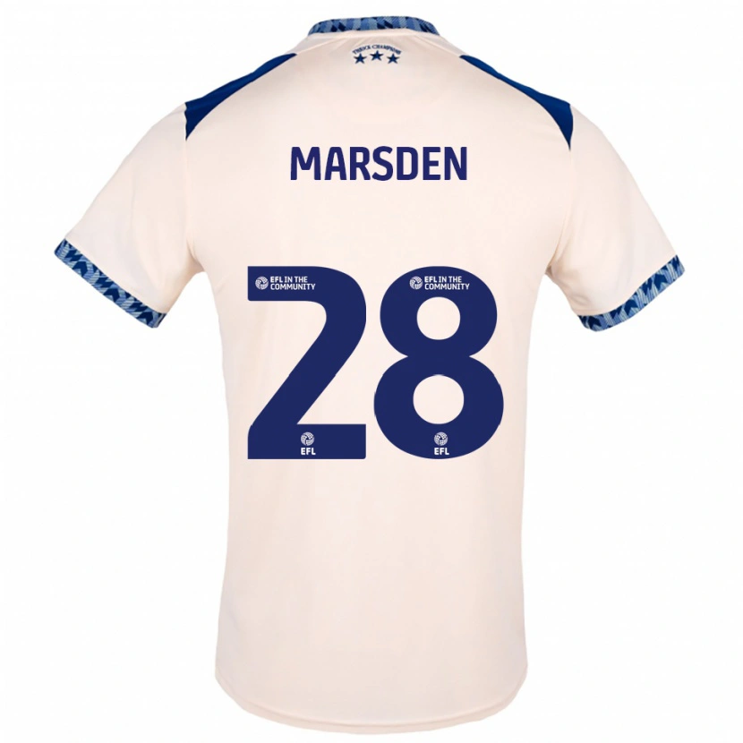 Danxen Kinder Brooke Marsden #28 Creme Marine Auswärtstrikot Trikot 2025/26 T-Shirt Österreich