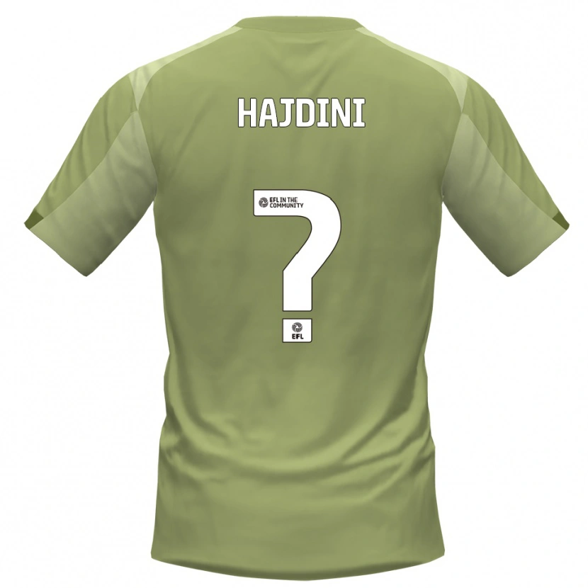 Danxen Kinder Anduan Hajdini #0 Salbei Champagner Auswärtstrikot Trikot 2025/26 T-Shirt Österreich