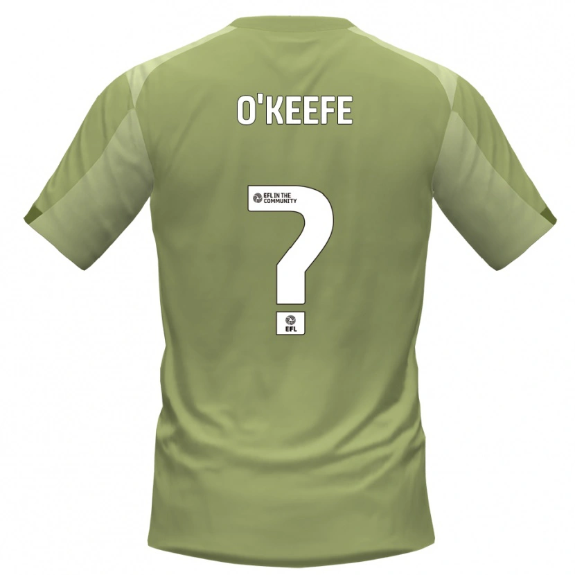 Danxen Kinder Zak O'keefe #0 Salbei Champagner Auswärtstrikot Trikot 2025/26 T-Shirt Österreich