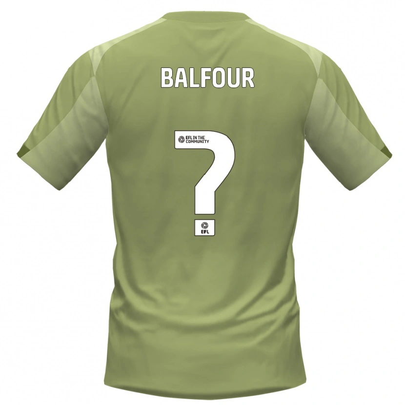 Danxen Kinder Kallie Balfour #0 Salbei Champagner Auswärtstrikot Trikot 2025/26 T-Shirt Österreich