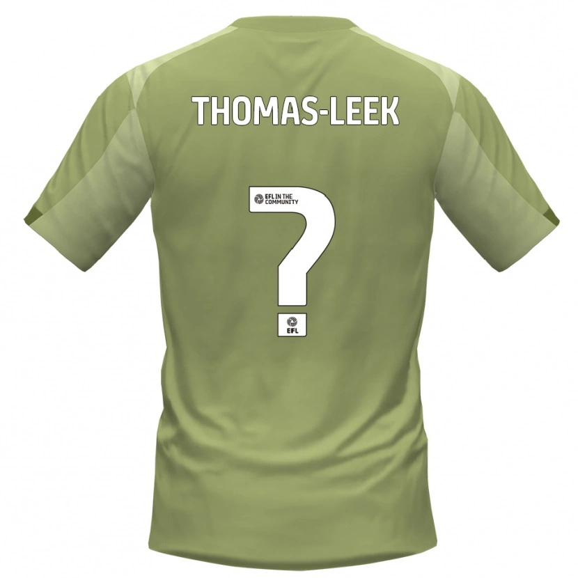 Danxen Kinder Ellie Thomas-Leek #0 Salbei Champagner Auswärtstrikot Trikot 2025/26 T-Shirt Österreich