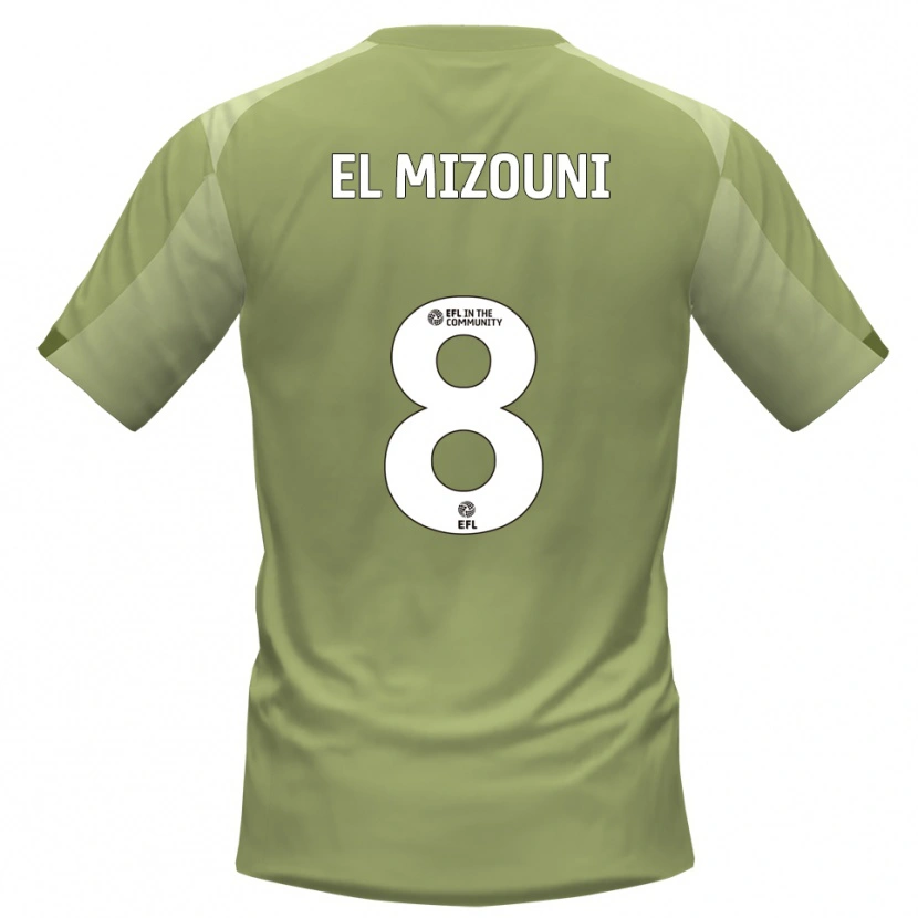 Danxen Kinder Idris El Mizouni #8 Salbei Champagner Auswärtstrikot Trikot 2025/26 T-Shirt Österreich