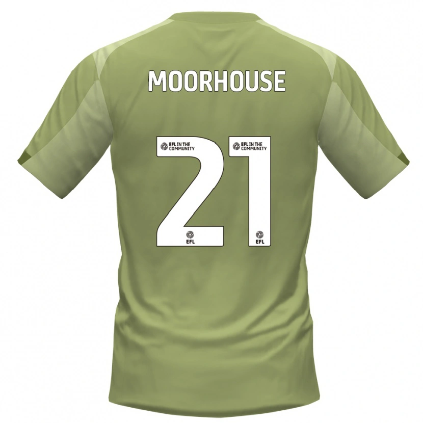 Danxen Kinder Jack Moorhouse #21 Salbei Champagner Auswärtstrikot Trikot 2025/26 T-Shirt Österreich