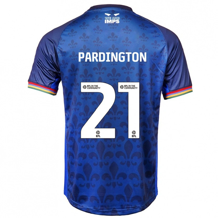 Danxen Kinder Jamie Pardington #21 Blau Marine Auswärtstrikot Trikot 2025/26 T-Shirt Österreich