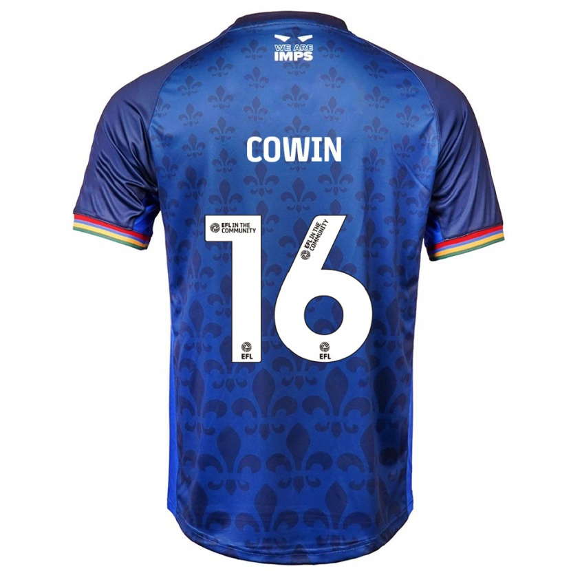 Danxen Kinder William Cowin #16 Blau Marine Auswärtstrikot Trikot 2025/26 T-Shirt Österreich