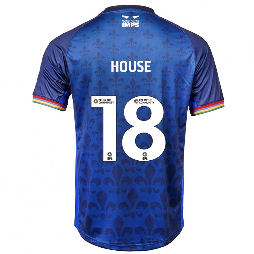 Danxen Kinder Ben House #18 Blau Marine Auswärtstrikot Trikot 2025/26 T-Shirt Österreich