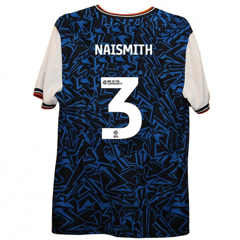 Danxen Kinder Kal Naismith #3 Blau Schwarz Weiß Auswärtstrikot Trikot 2025/26 T-Shirt Österreich