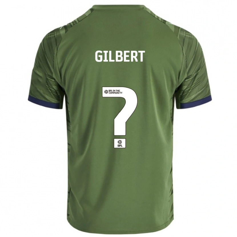 Danxen Kinder Luke Gilbert #0 Grün Weiß Auswärtstrikot Trikot 2025/26 T-Shirt Österreich