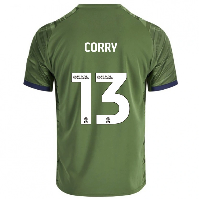 Danxen Kinder Neive Corry #13 Grün Weiß Auswärtstrikot Trikot 2025/26 T-Shirt Österreich