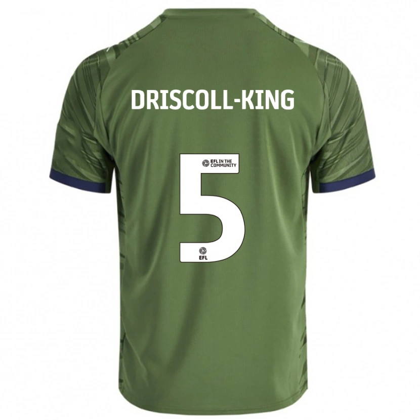 Danxen Kinder Evie Driscoll-King #5 Grün Weiß Auswärtstrikot Trikot 2025/26 T-Shirt Österreich