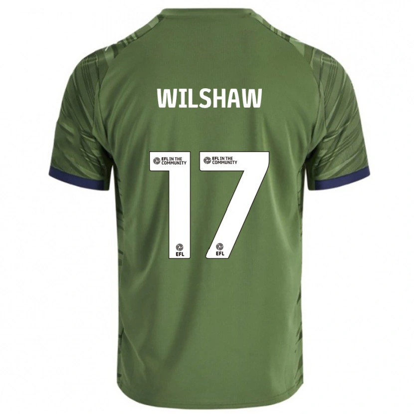 Danxen Kinder Lauren Wilshaw #17 Grün Weiß Auswärtstrikot Trikot 2025/26 T-Shirt Österreich