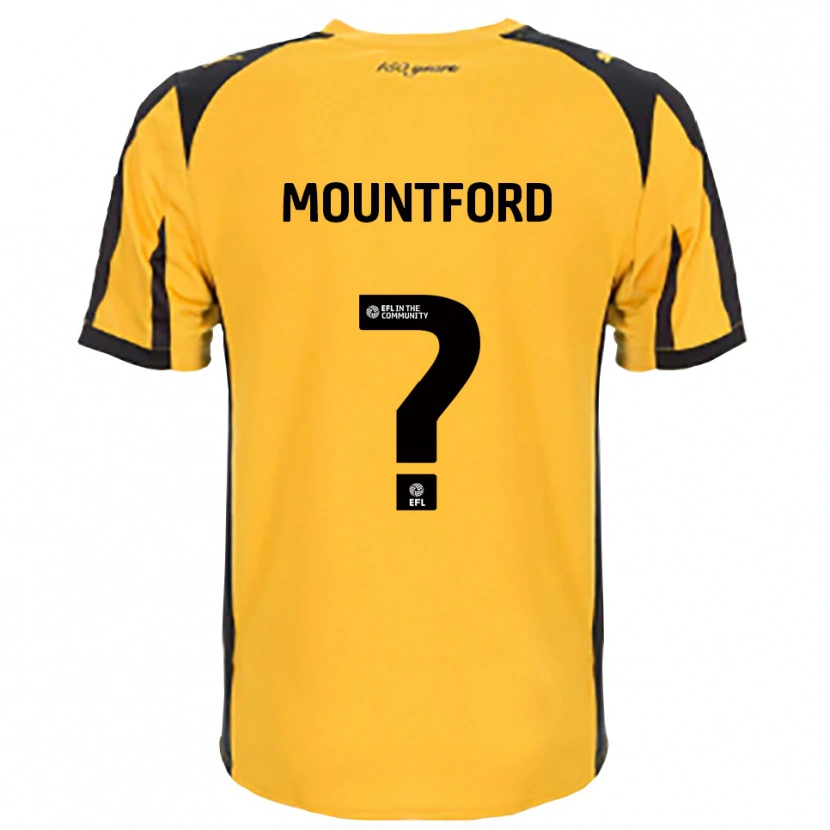 Danxen Kinder Olivia Mountford #0 Orange Schwarz Auswärtstrikot Trikot 2025/26 T-Shirt Österreich